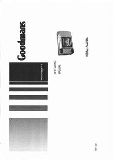 Goodmans G Shot 2025 TFT manual. Camera Instructions.